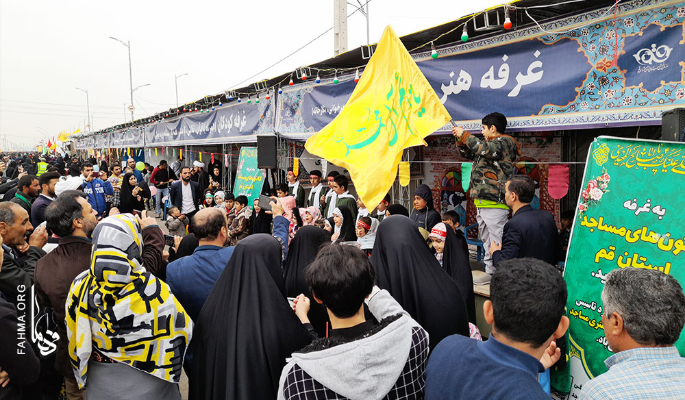 برپایی ۵۰ غرفه فرهنگی و پذیرایی توسط سازمان فرهنگی شهرداری قم/ارائه خدمات فرهنگی در روز اربعین حسینی(ع) 